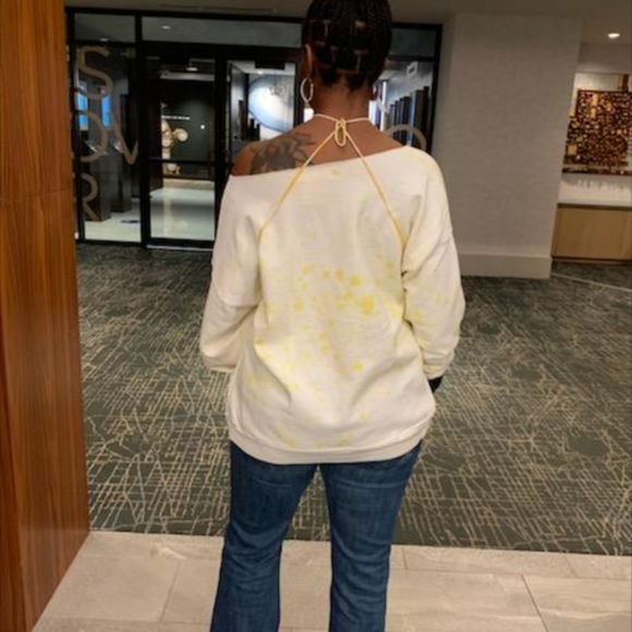 Free People Flower Sweat Shirt - Picture 2 of 2